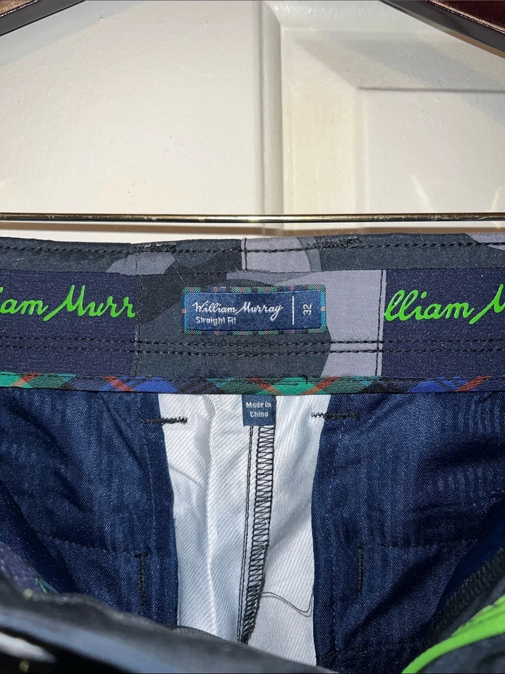 William Murray Bunker Camo Golf Pants Mens 32x34